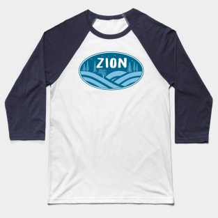 Zion National Park Utah Outdoors Baseball T-Shirt